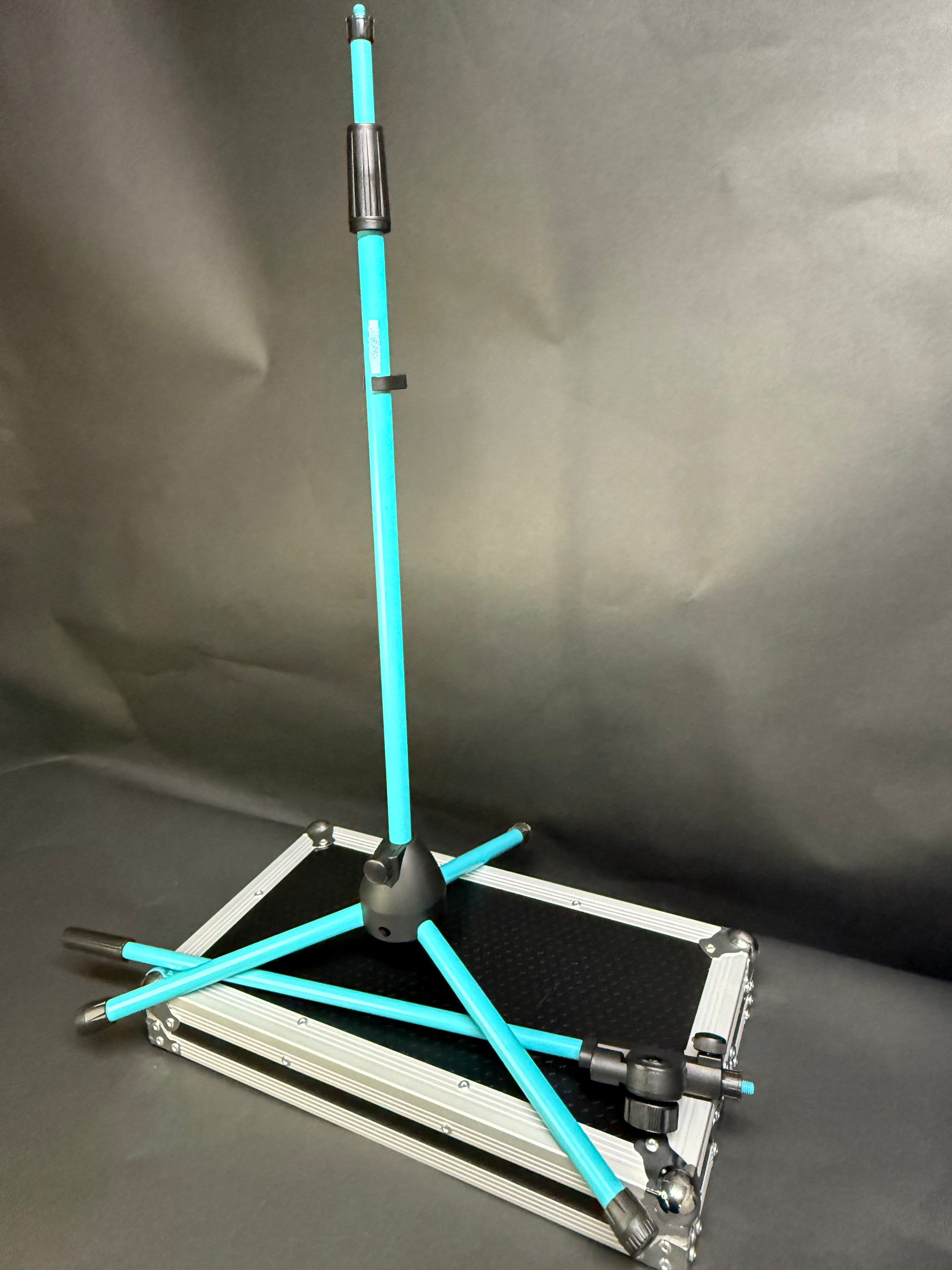 5 Core , Sky Blue - Mic Stand Floor Height Adjustable Tripod Microphone Stands w Extending Telescoping Boom Arm (Copy)