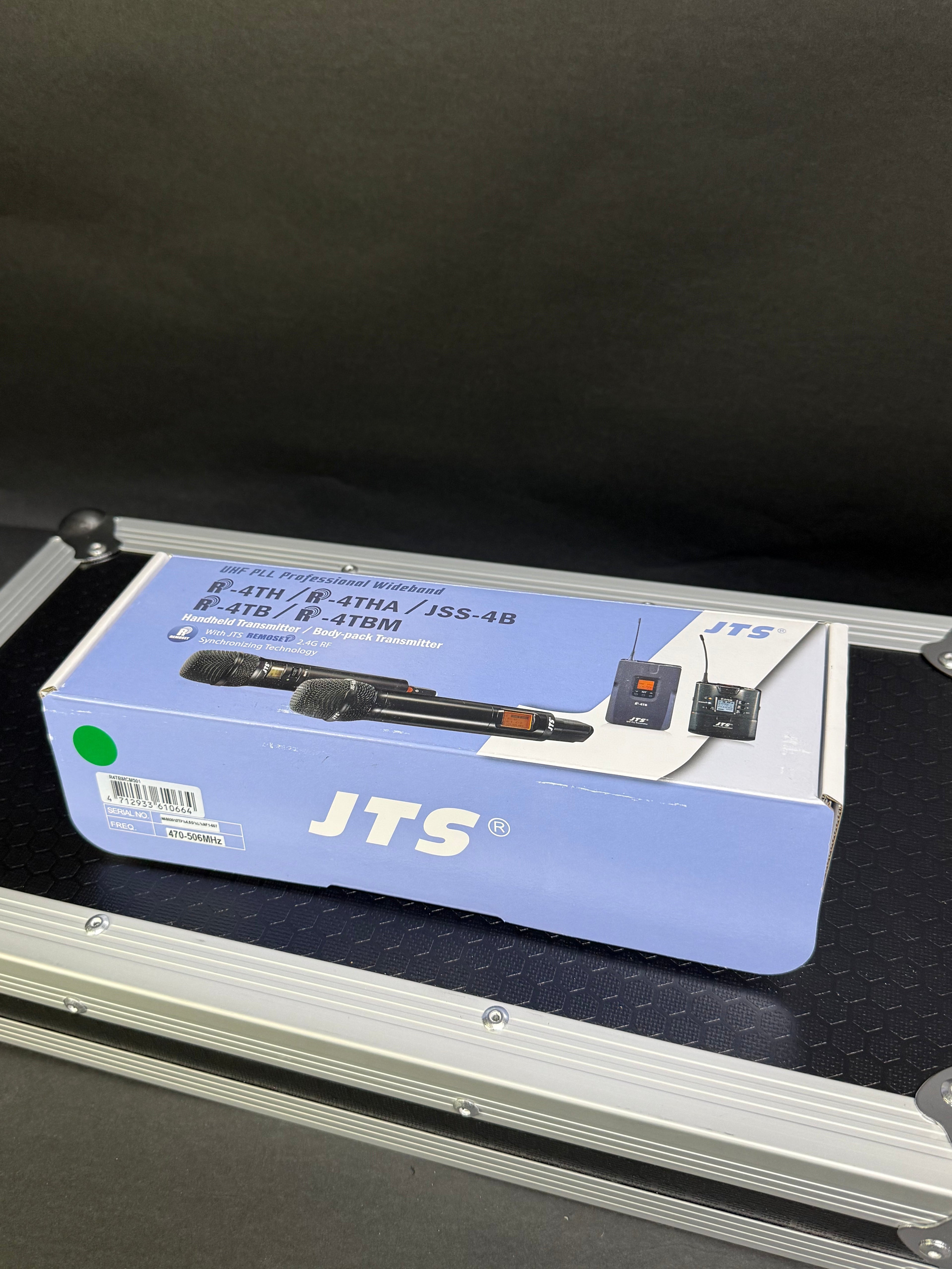 JTS R-4TBM / CM-501 Wireless Transmitter & Cardioid Lavalier Microphone