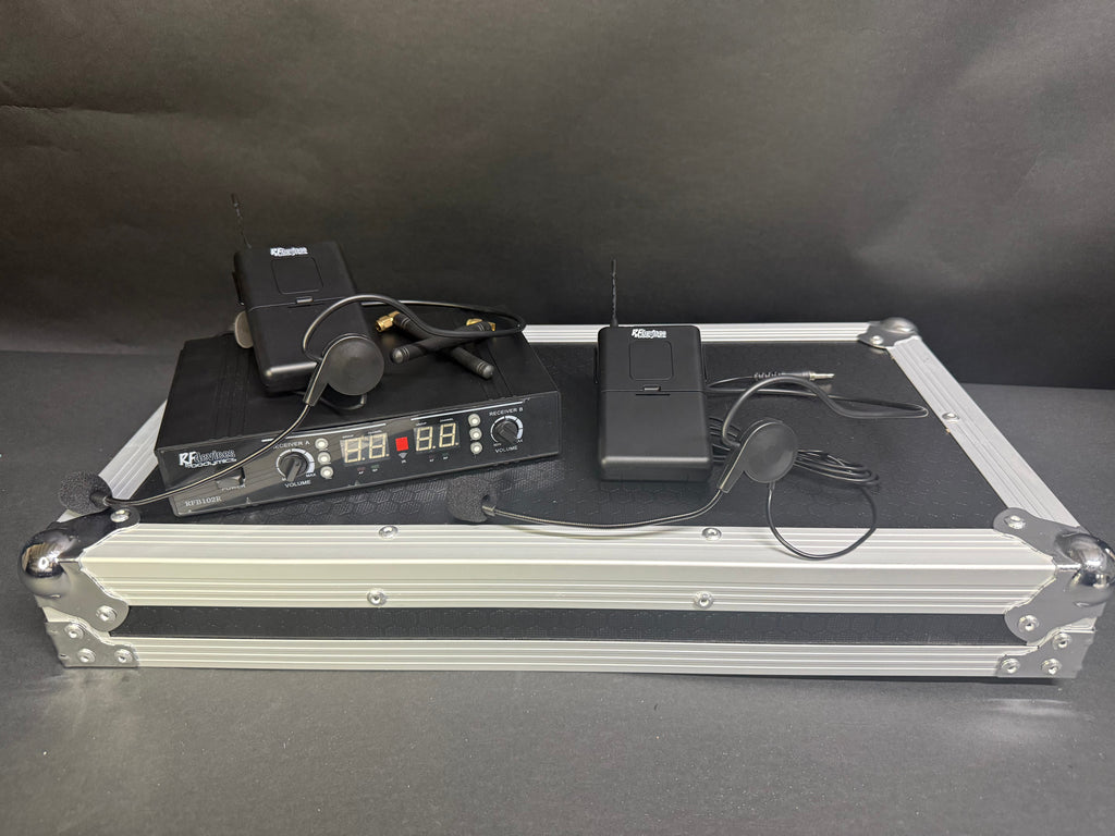 Creative Audio 2 Channel Wireless Microphone System w/ Cardoid Headsets