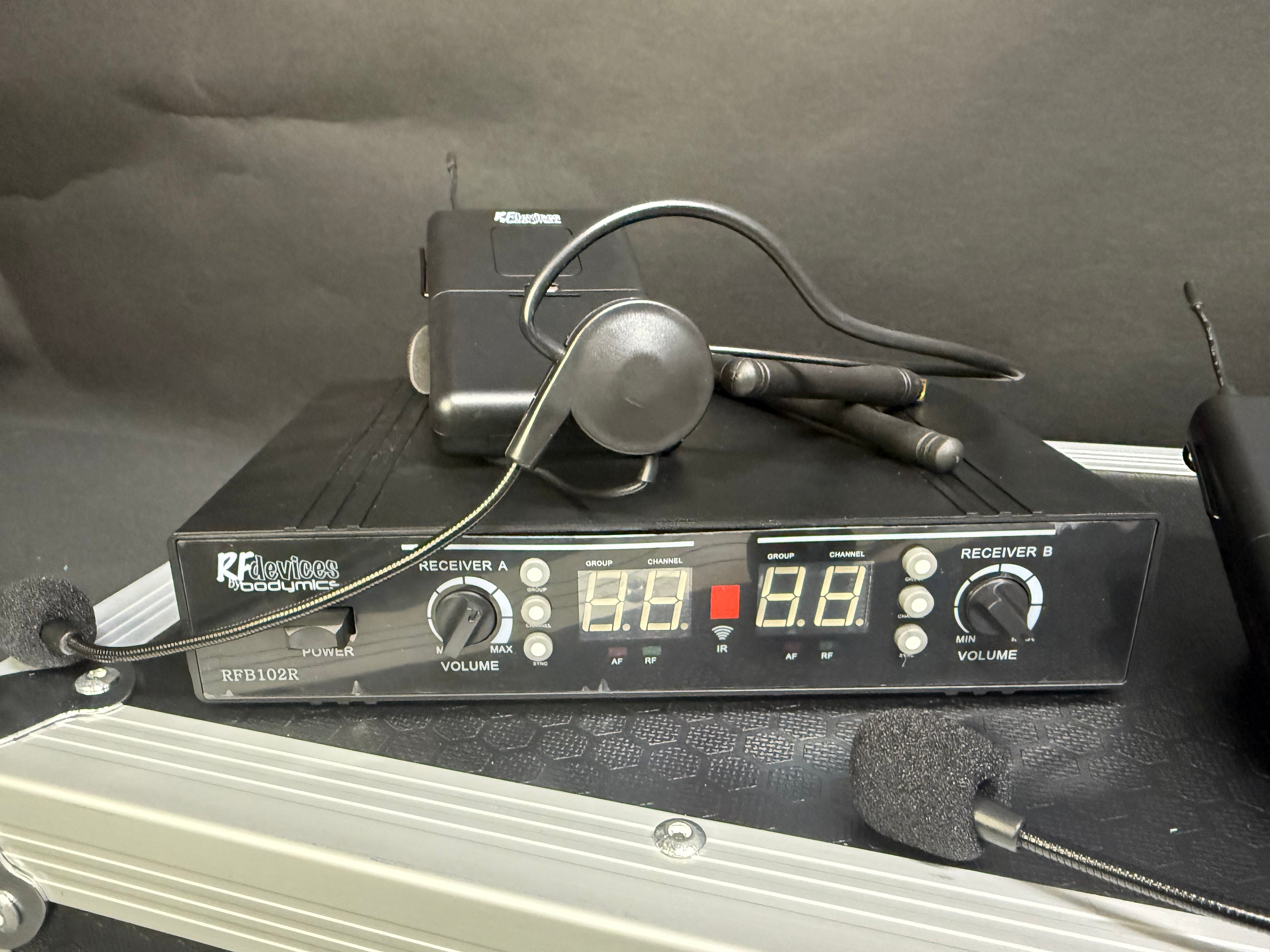 Creative Audio 2 Channel Wireless Microphone System w/ Cardoid Headsets