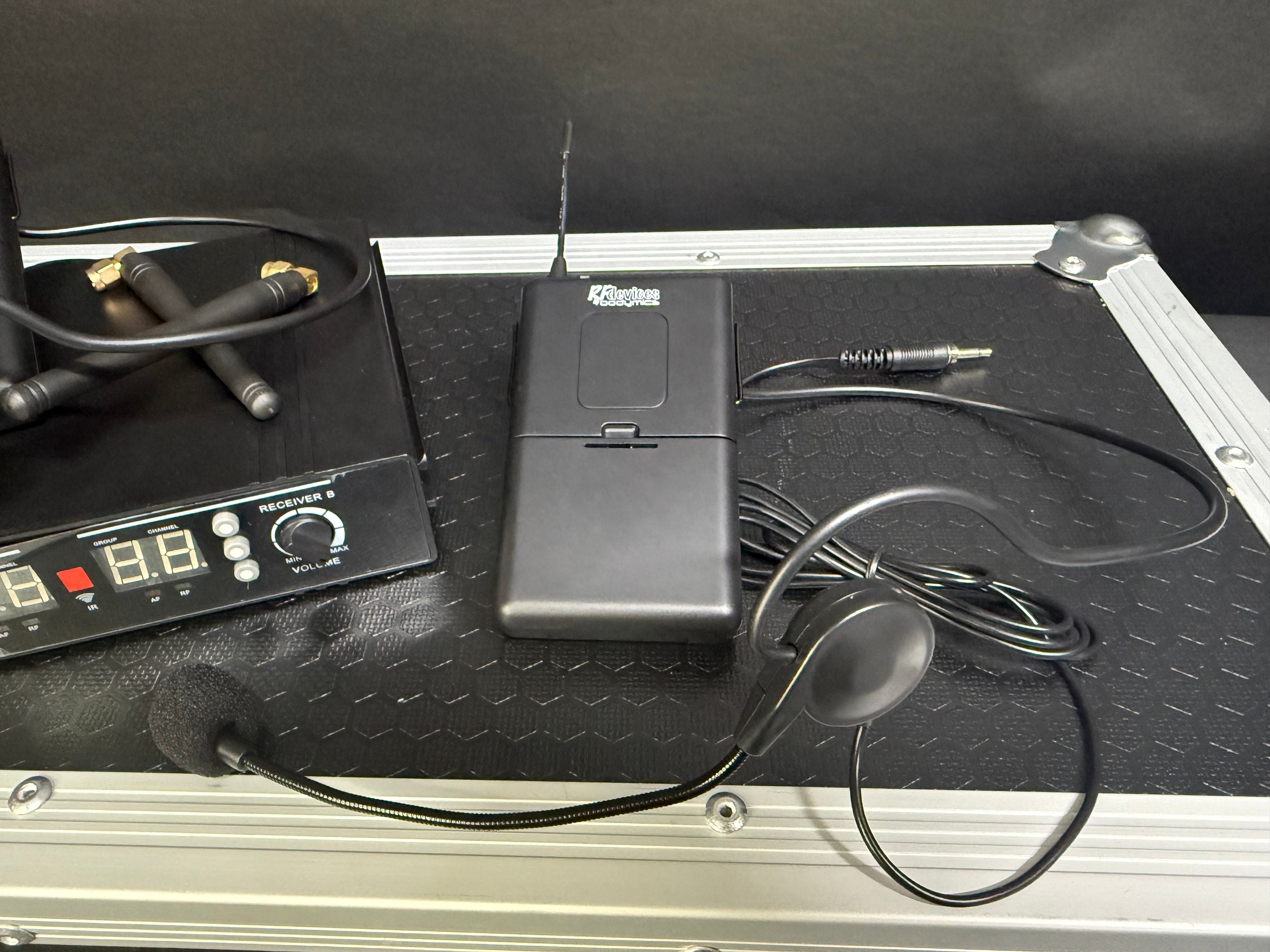 Creative Audio 2 Channel Wireless Microphone System w/ Cardoid Headsets