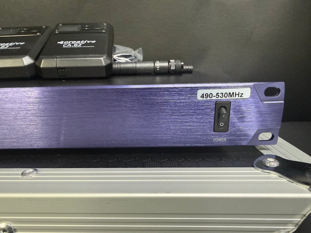 Creative Audio (C) CA.21BB - 2 ch Wireless Microphone System- metal transmitters