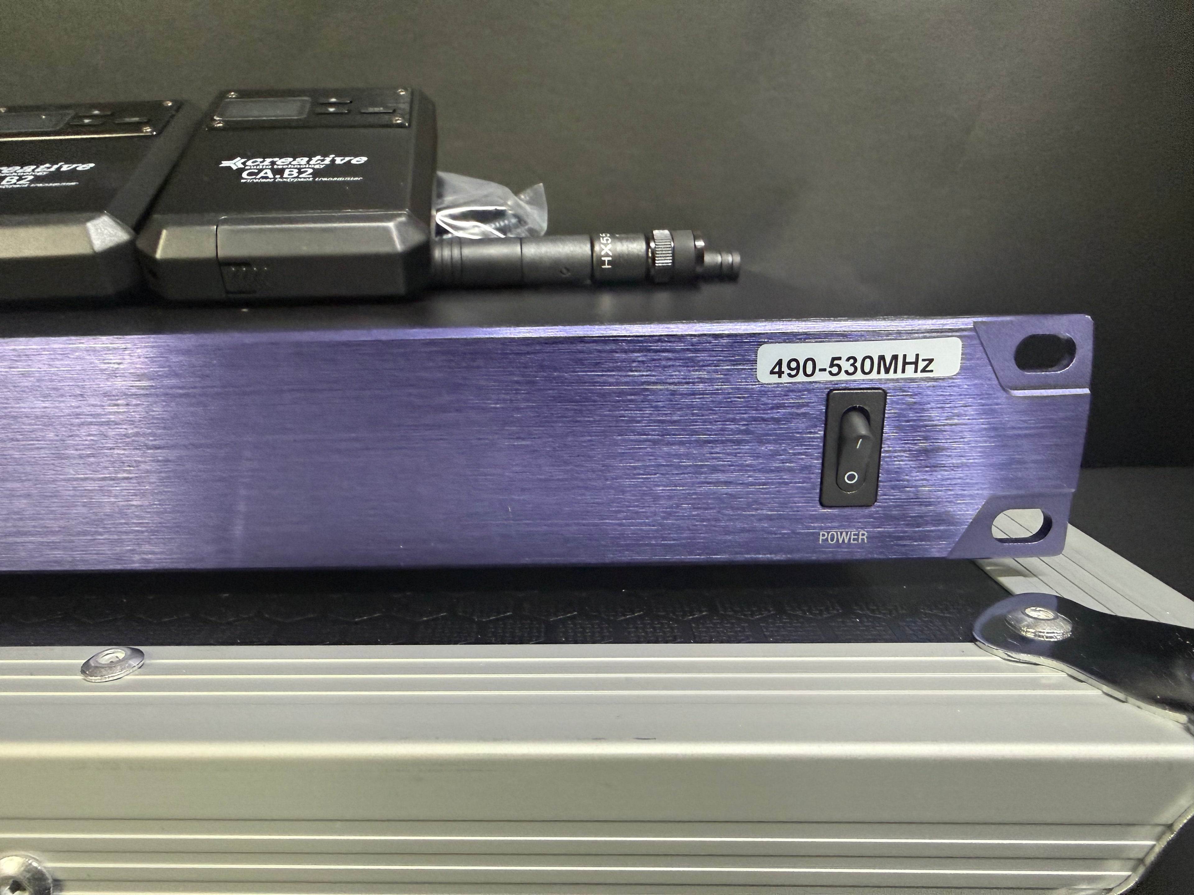Creative Audio (C) CA.21BB - 2 ch Wireless Microphone System- metal transmitters