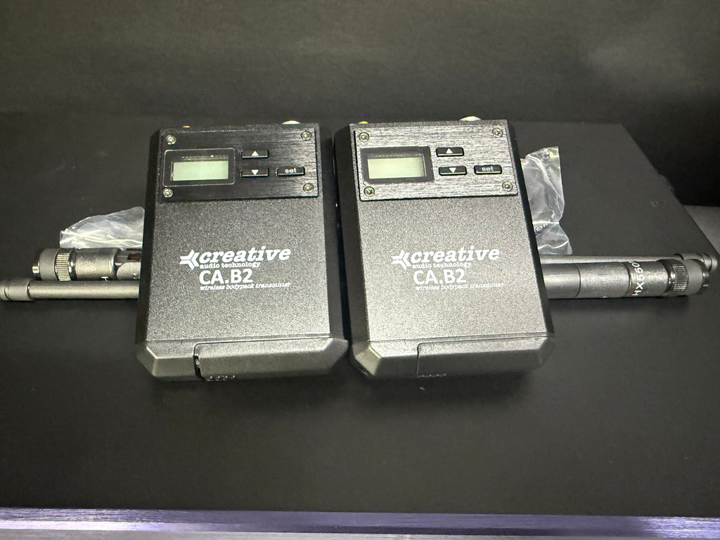 Creative Audio (C) CA.21BB - 2 ch Wireless Microphone System- metal transmitters