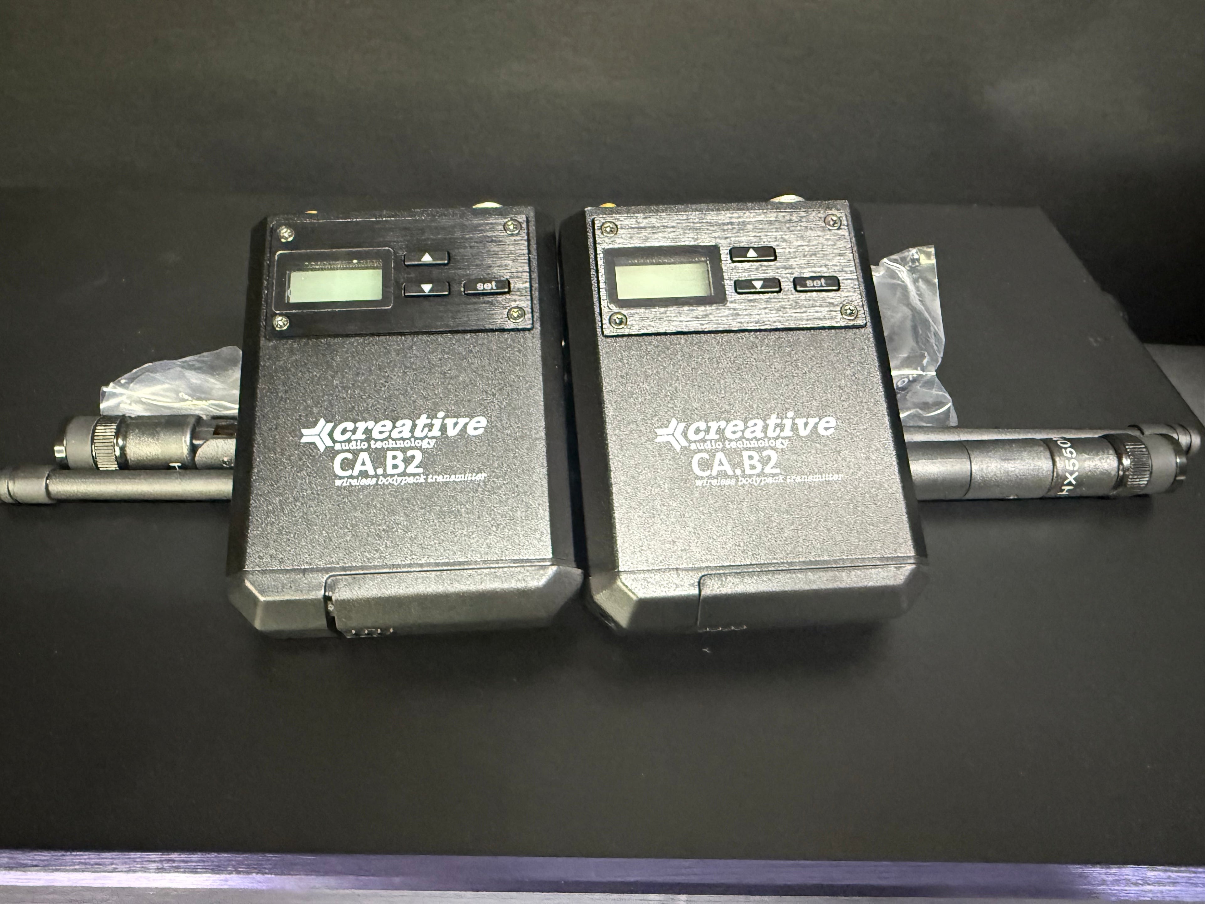 Creative Audio (C) CA.21BB - 2 ch Wireless Microphone System- metal transmitters