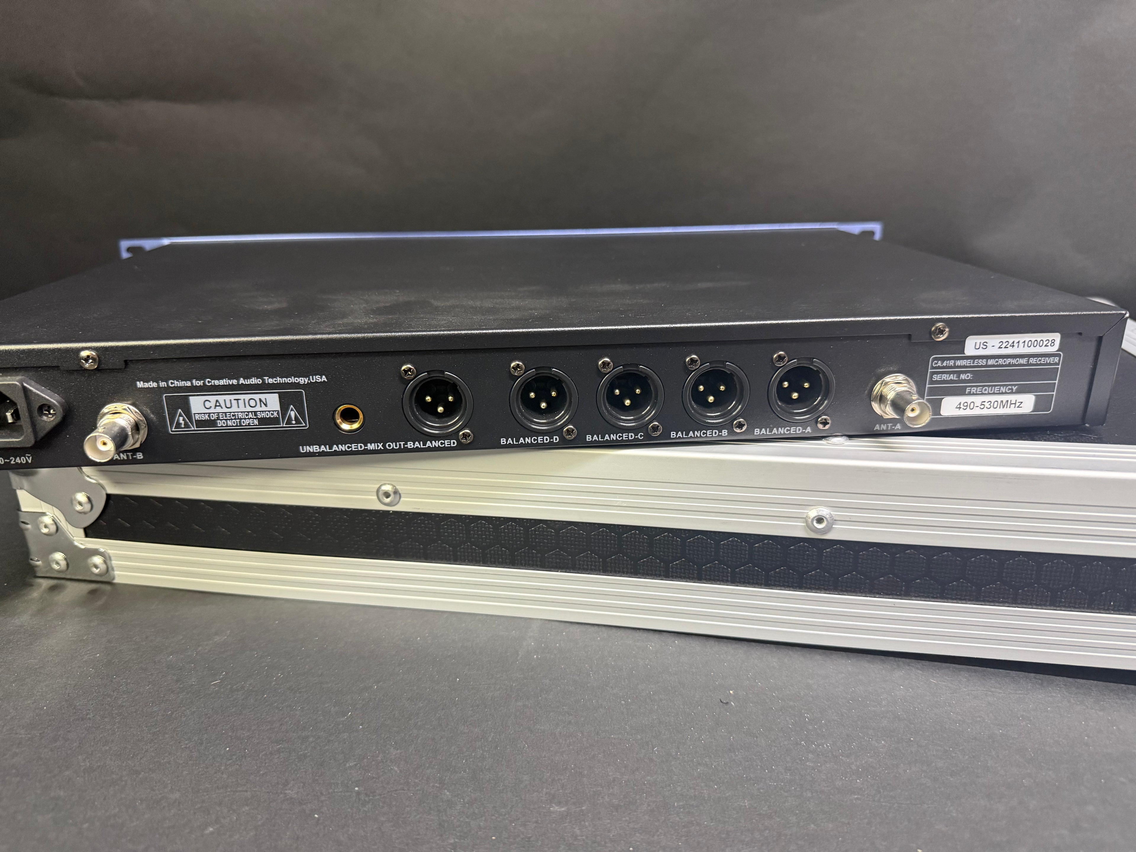 Creative Audio (B) CA.41 G-Band 4 ch Receiver ONLY - USED- Scratched