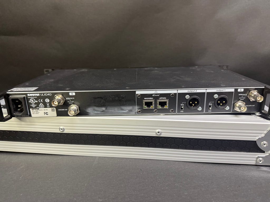 Shure ULXD4D Dual Receiver (w/ transmitters)