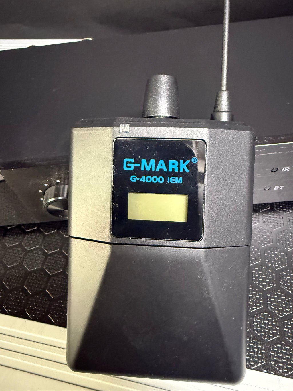 G-Mark G4000 In-Ear Monitor (IEM) System - *Missing 1 transmitter and earbuds... AS-IS*