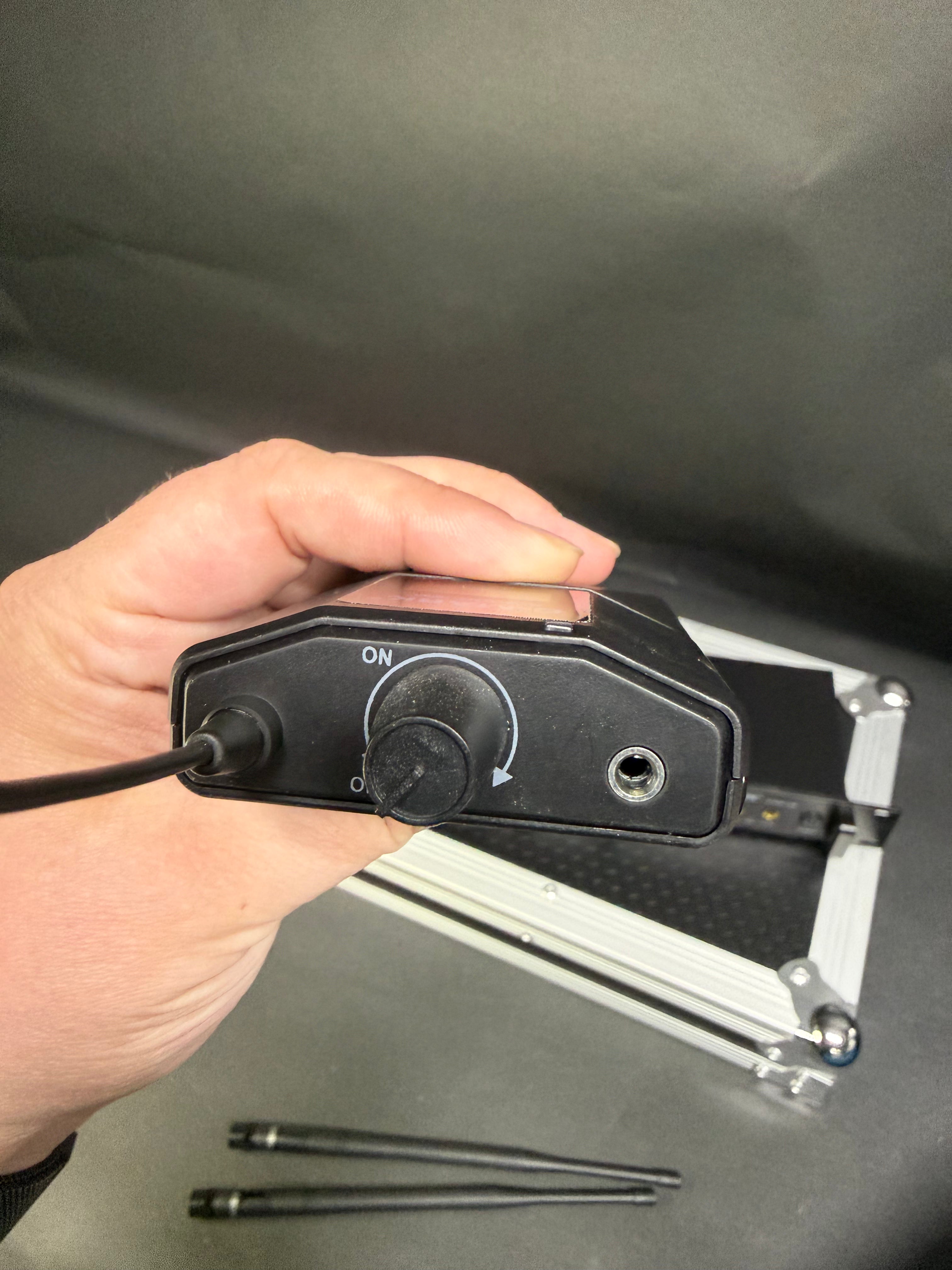 G-Mark G4000 In-Ear Monitor (IEM) System - *Missing 1 transmitter and earbuds... AS-IS*