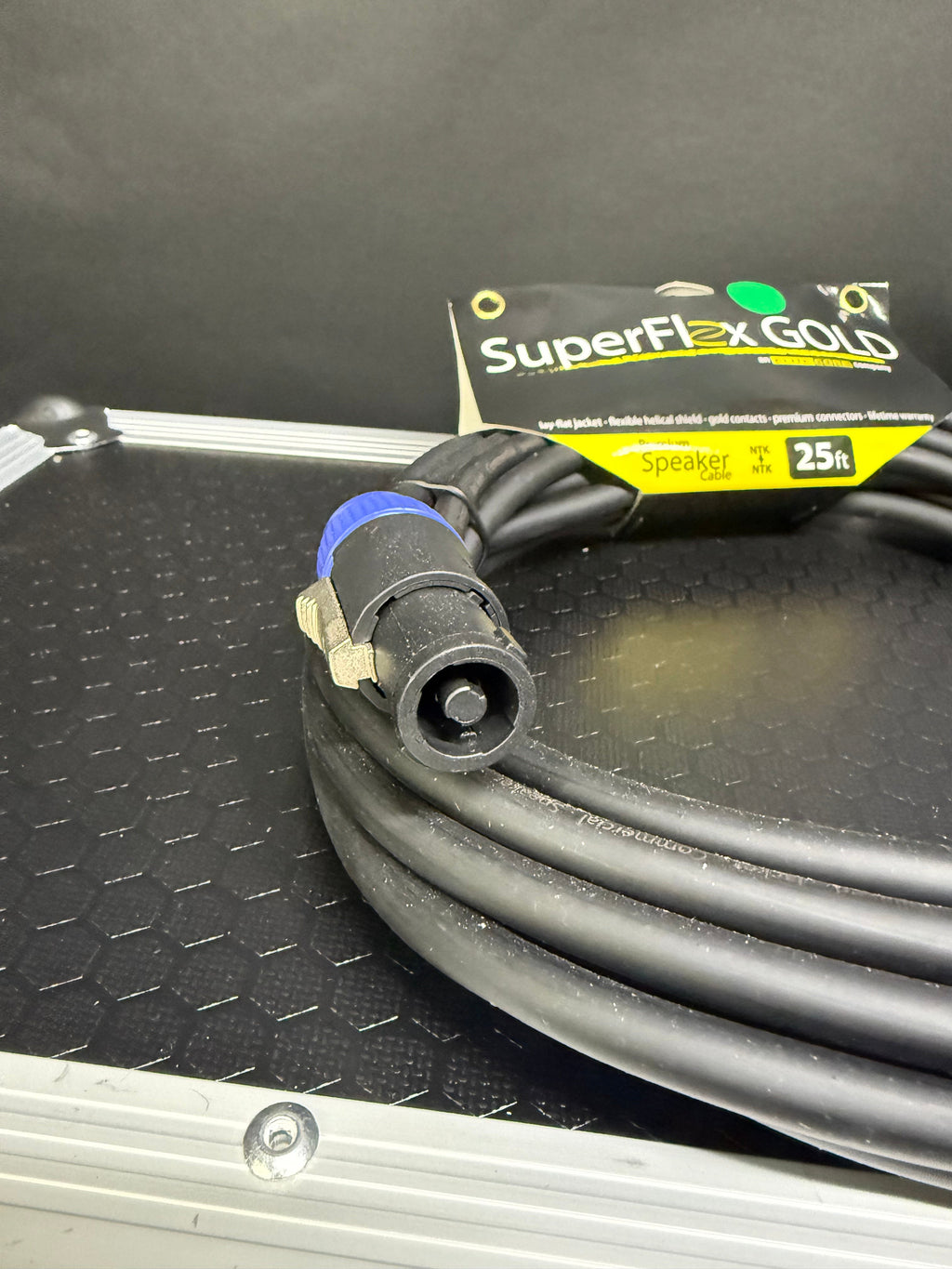 SuperFlex GOLD Premium Speaker Cable 25' ft NTK/Speakon