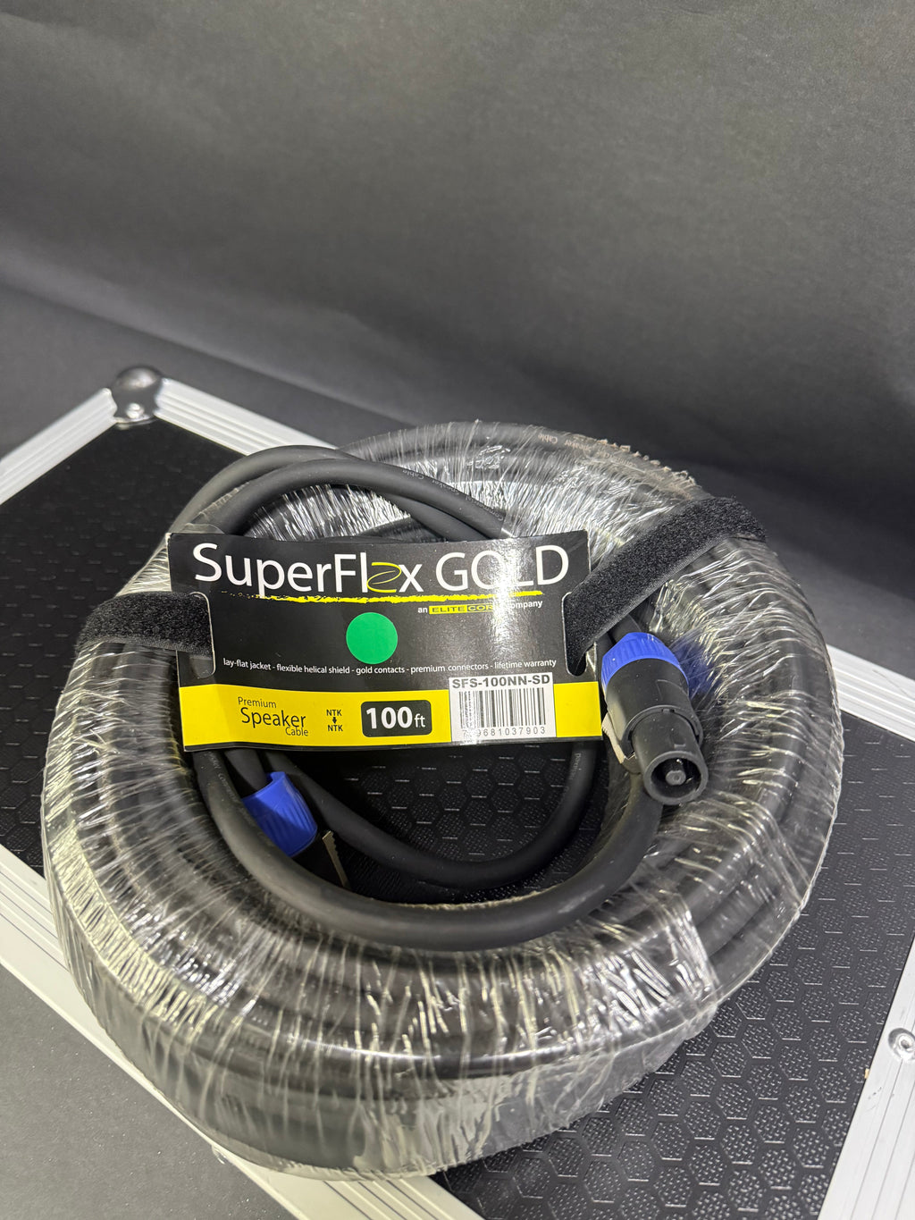 SuperFlex GOLD Premium Speaker Cable 100' ft NTK/Speakon