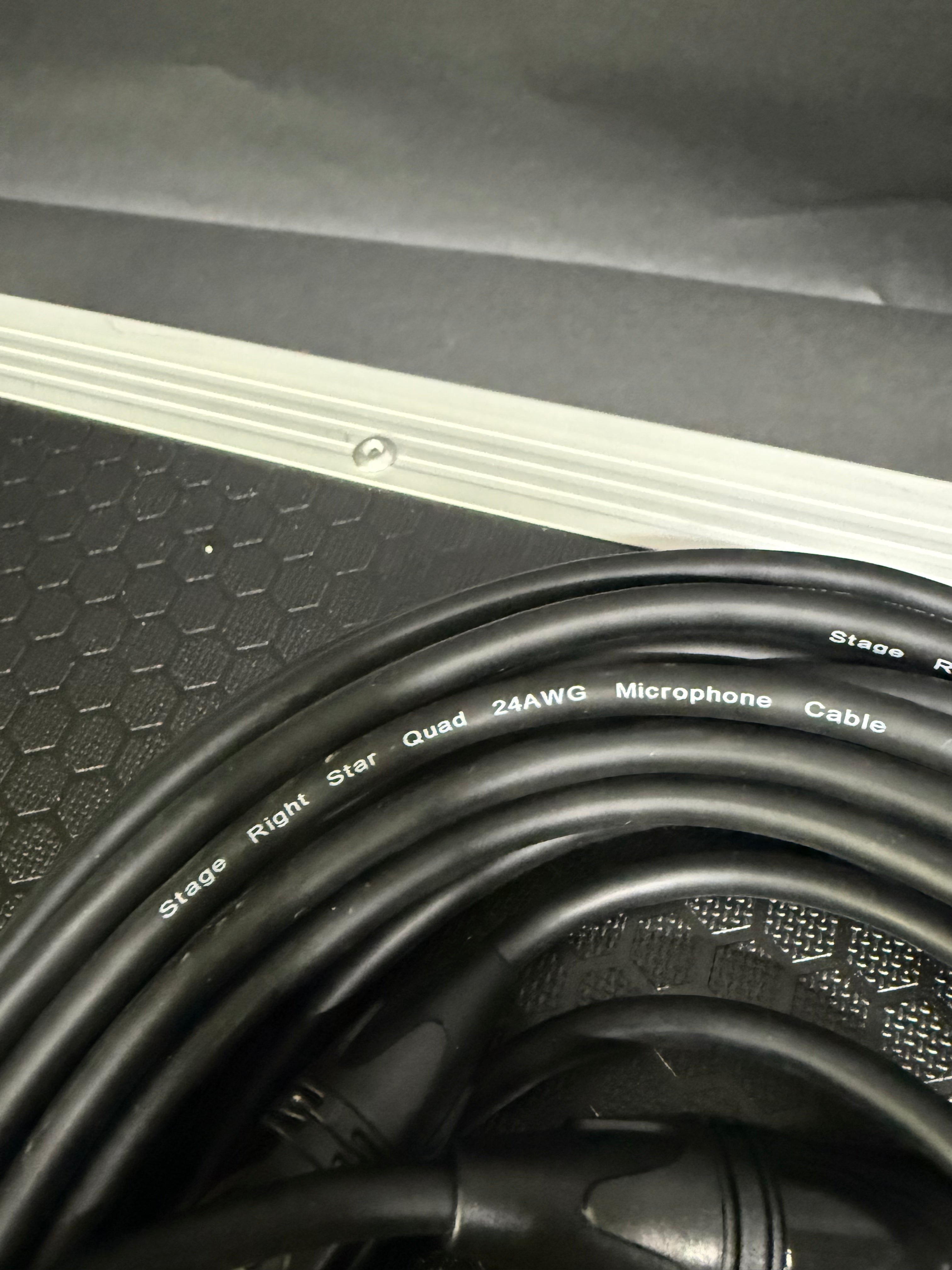 Stage Right XLR Microphone Cable - 50' - Black