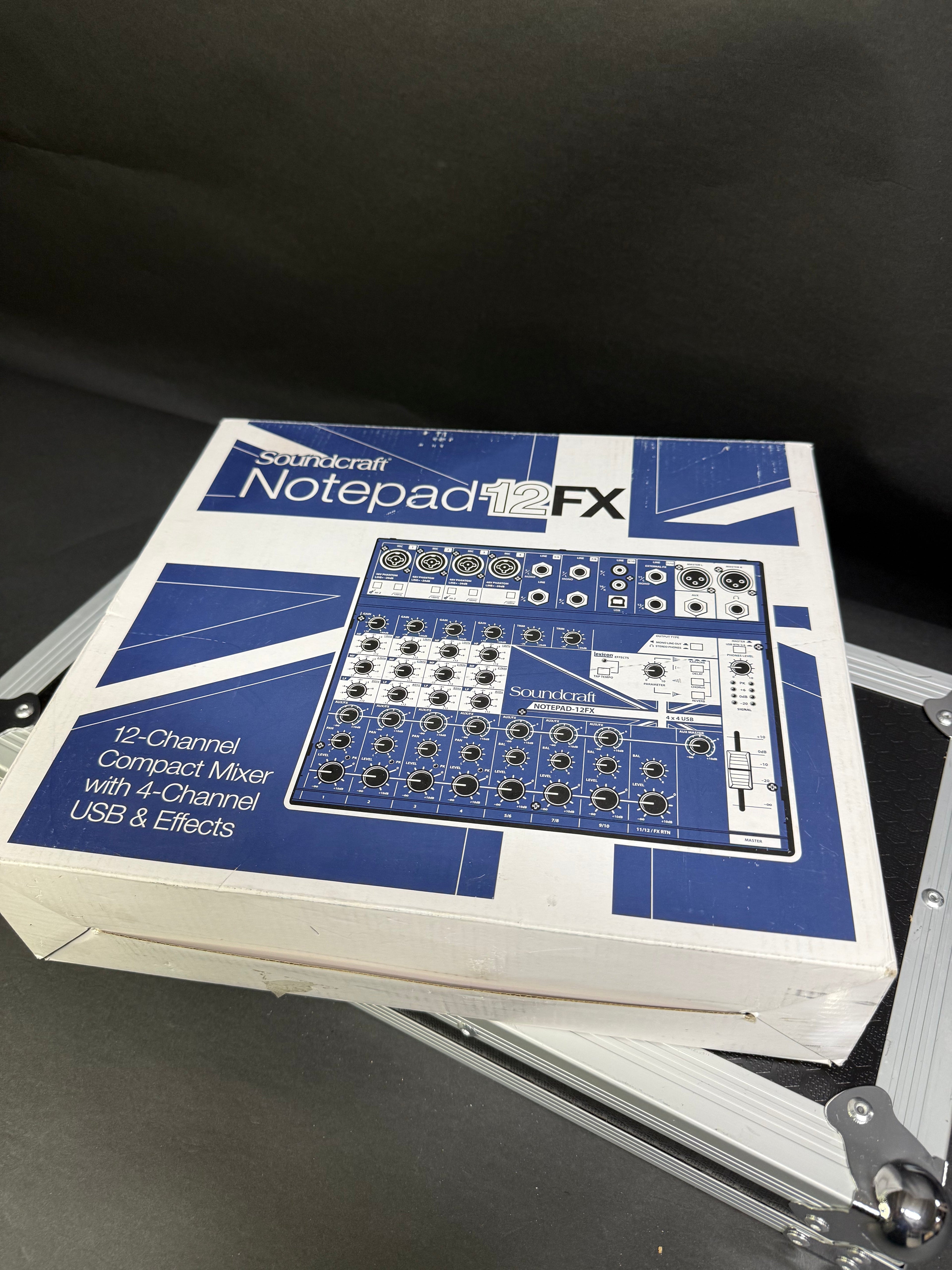 Soundcraft Notepad-12FX 12-channel Analog Mixer with USB
