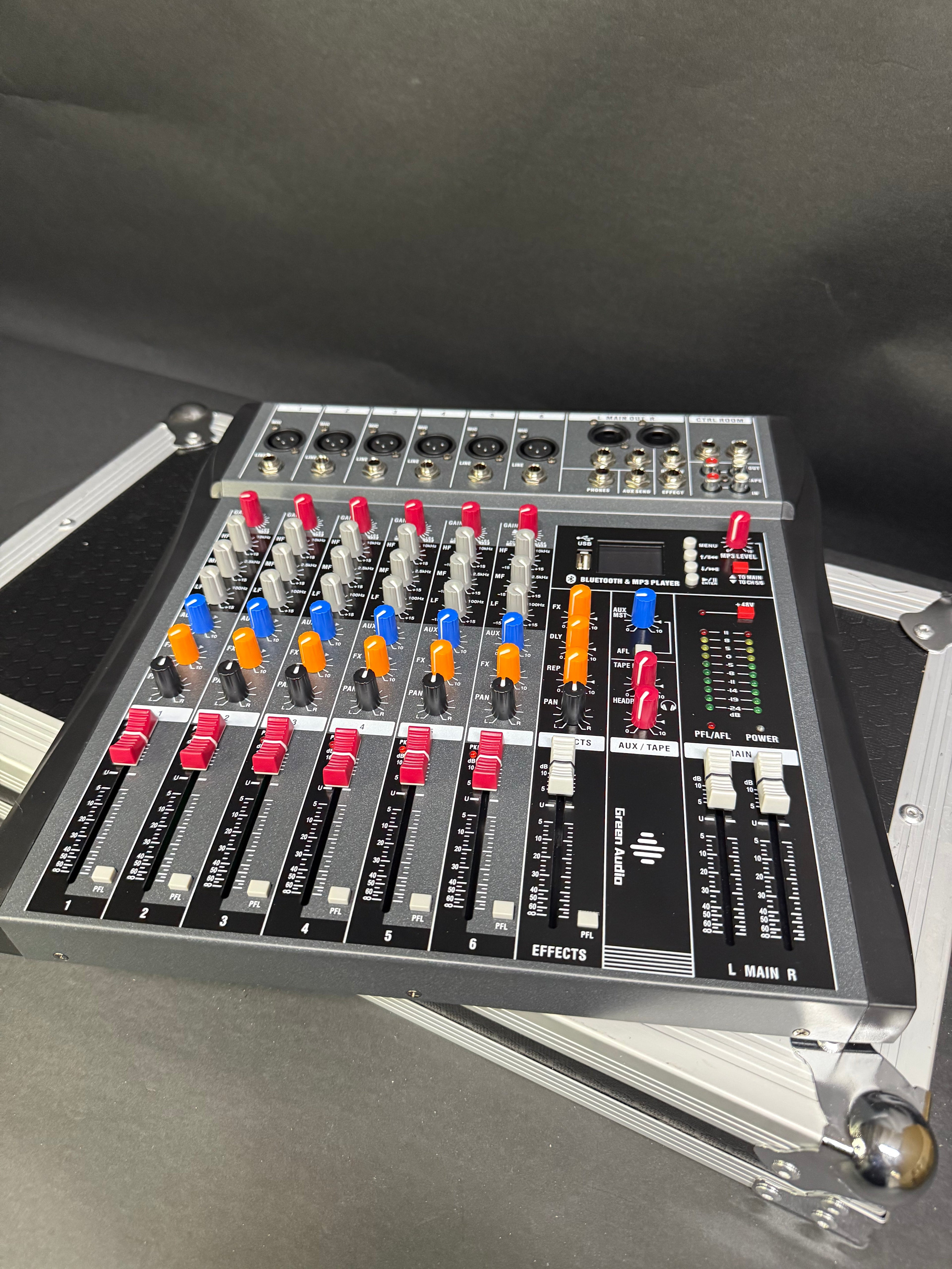 Creative Audio 6 Channel Analog Audio Mixing Console