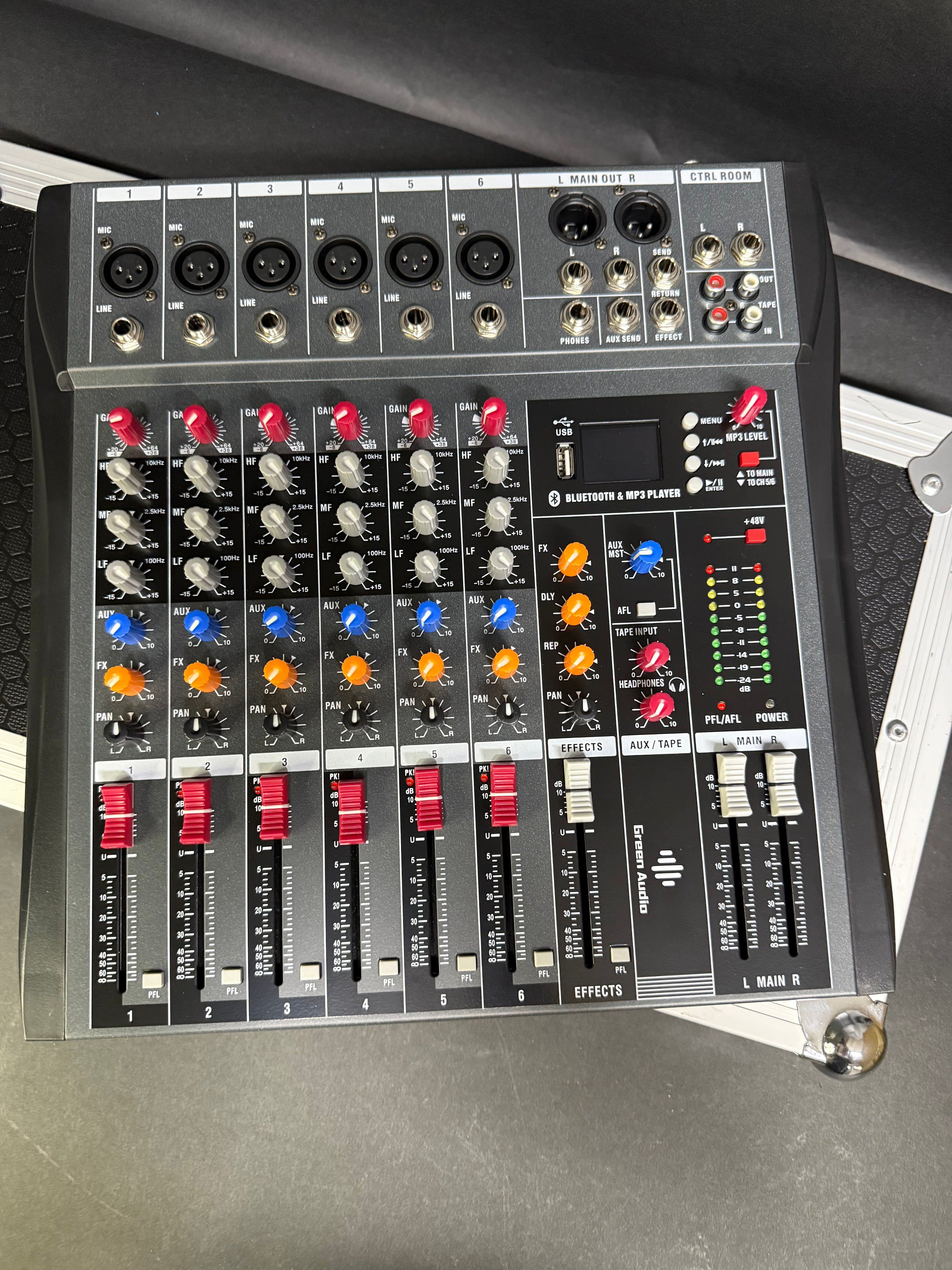 Creative Audio 6 Channel Analog Audio Mixing Console