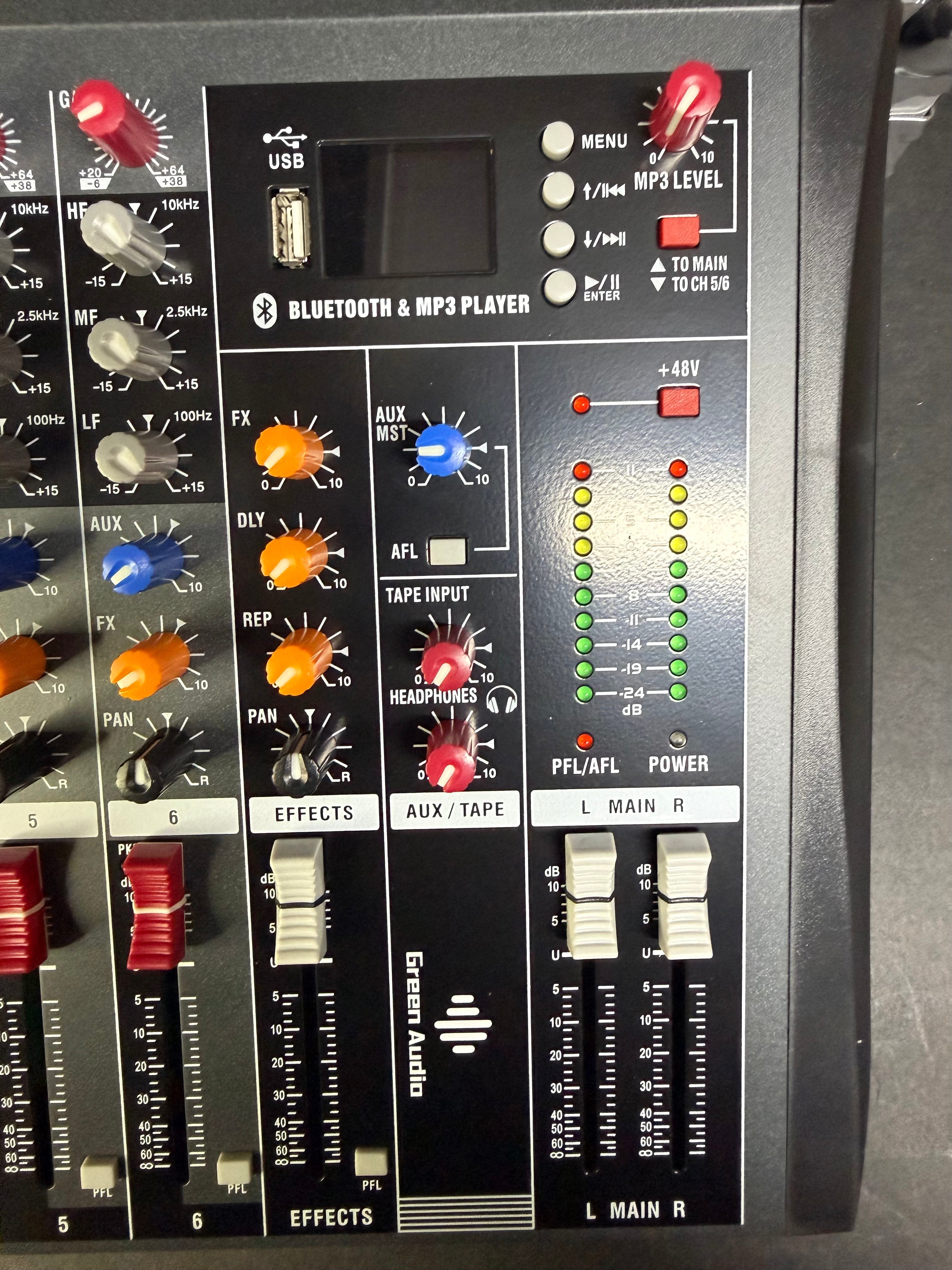Creative Audio 6 Channel Analog Audio Mixing Console