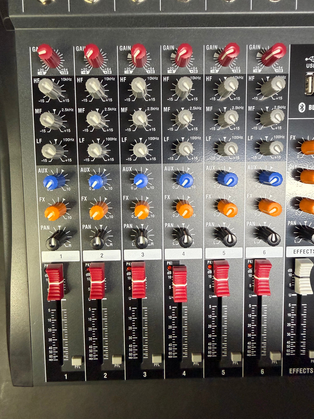 Creative Audio 6 Channel Analog Audio Mixing Console