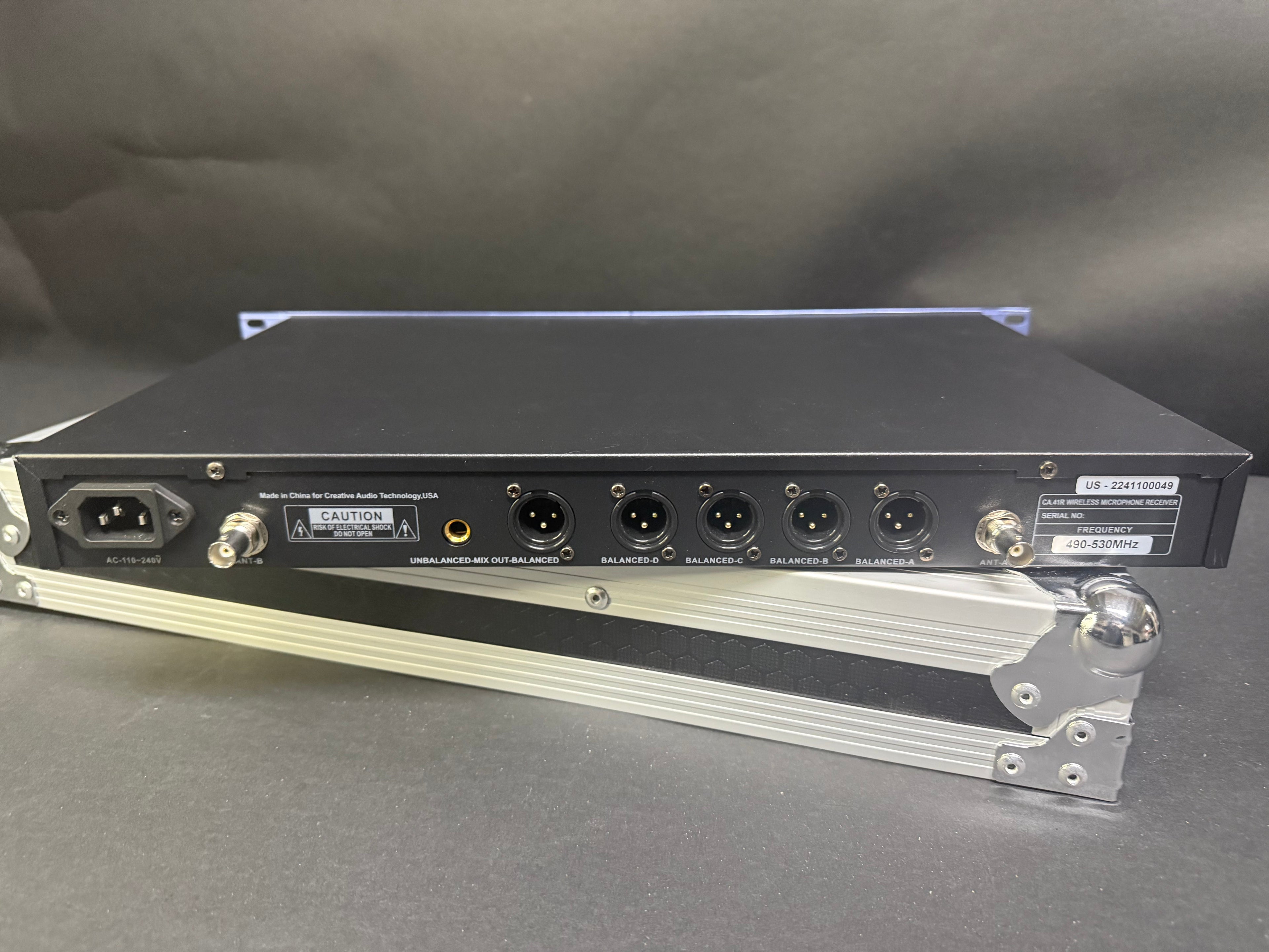 Creative Audio (E) CA.41 G-Band 4 ch Receiver ONLY - USED- Rack End Bent