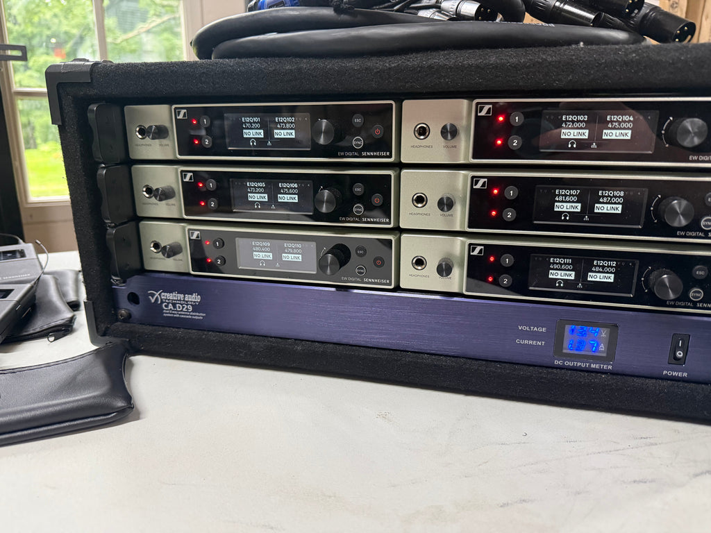 Sennheiser 12 Channels EW-DX Series - Q1-9 470.2-550 MHz - Unit 1250 - Gently Used