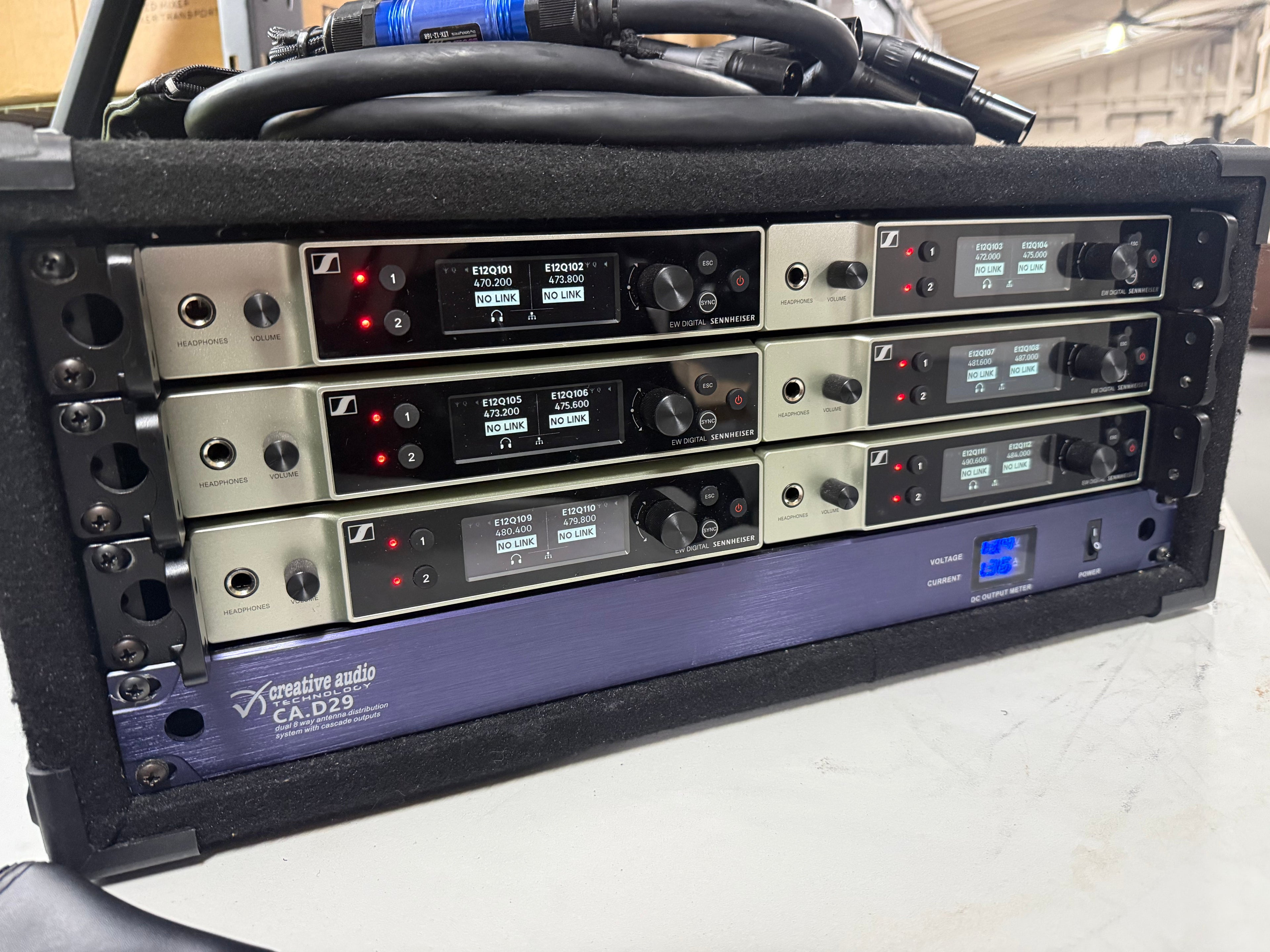 Sennheiser 12 Channels EW-DX Series - Q1-9 470.2-550 MHz - Unit 1250 - Gently Used