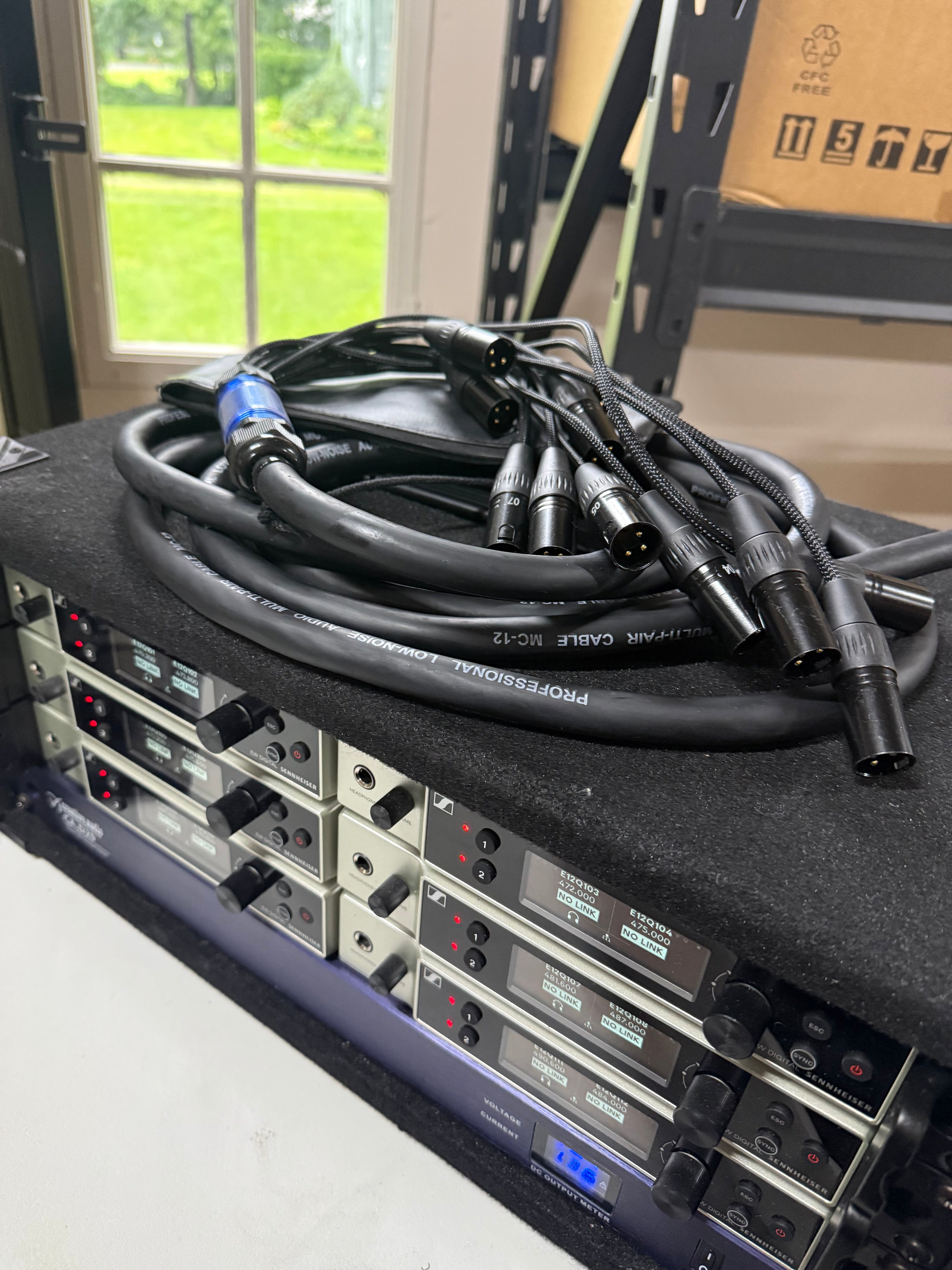 Sennheiser 12 Channels EW-DX Series - Q1-9 470.2-550 MHz - Unit 1250 - Gently Used