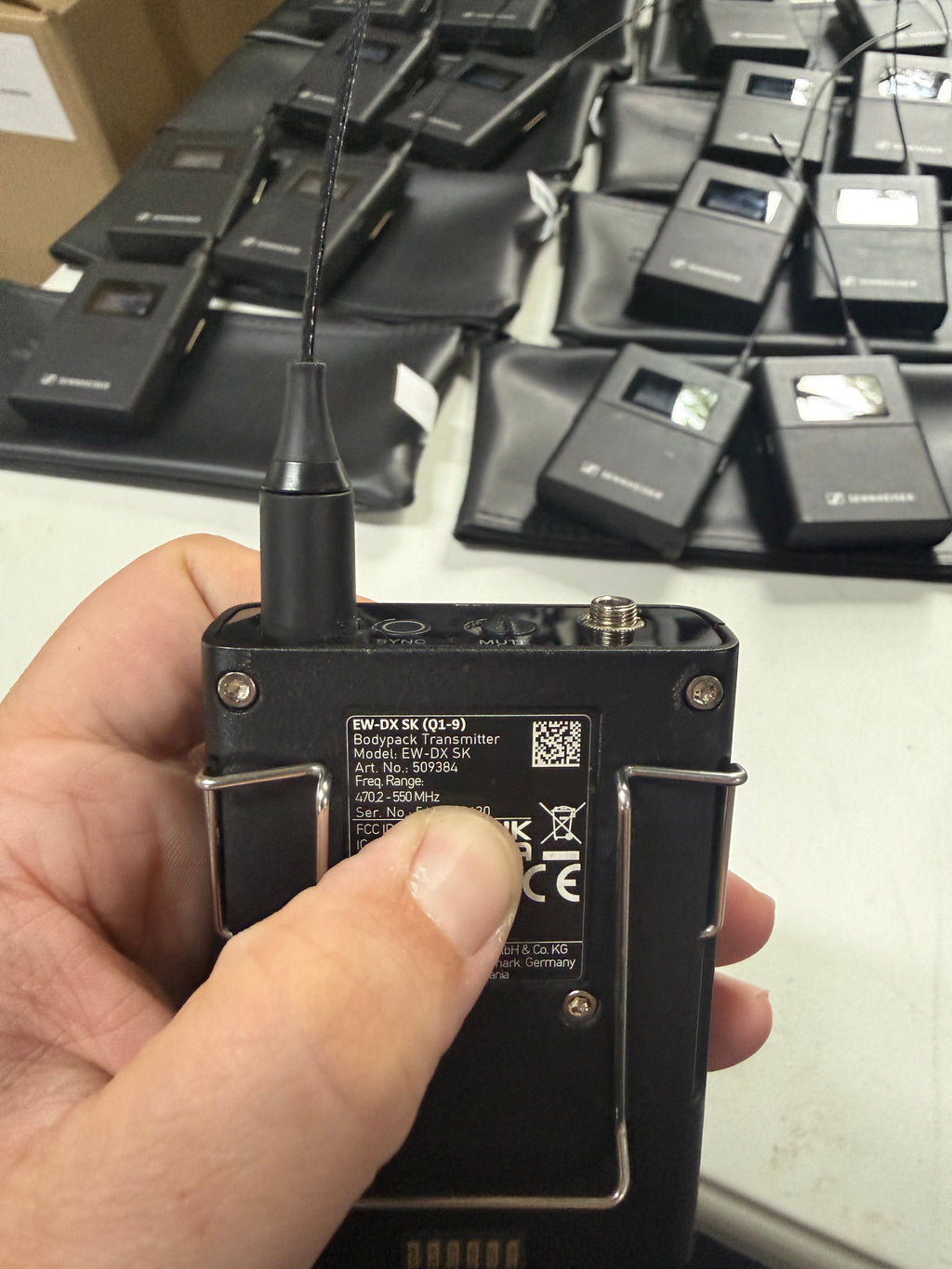 Sennheiser 16 Channels EW-DX Series - Q1-9 470.2-550 MHz - Unit 1260 - Gently Used