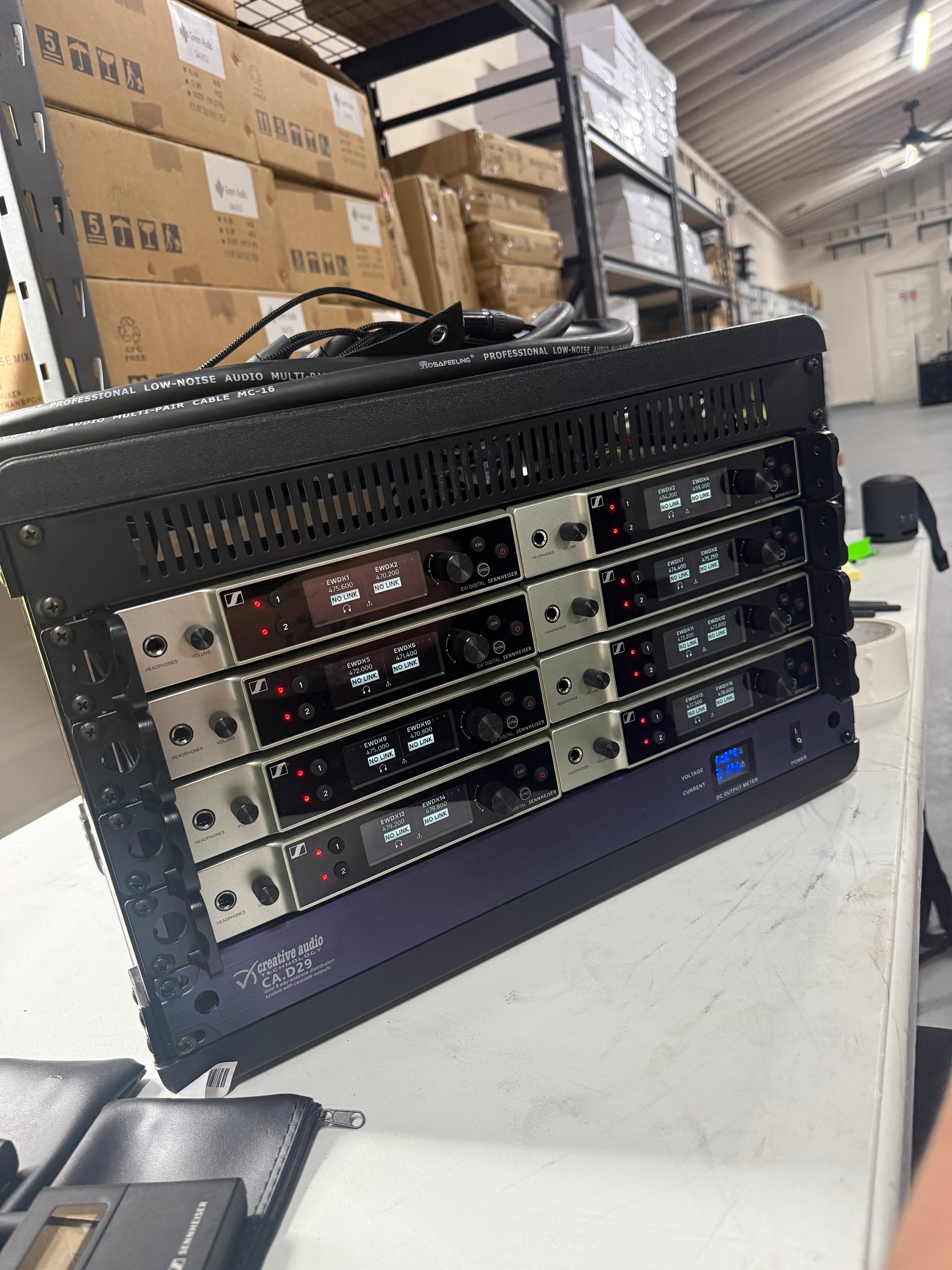 Sennheiser 16 Channels EW-DX Series - Q1-9 470.2-550 MHz - Unit 1260 - Gently Used