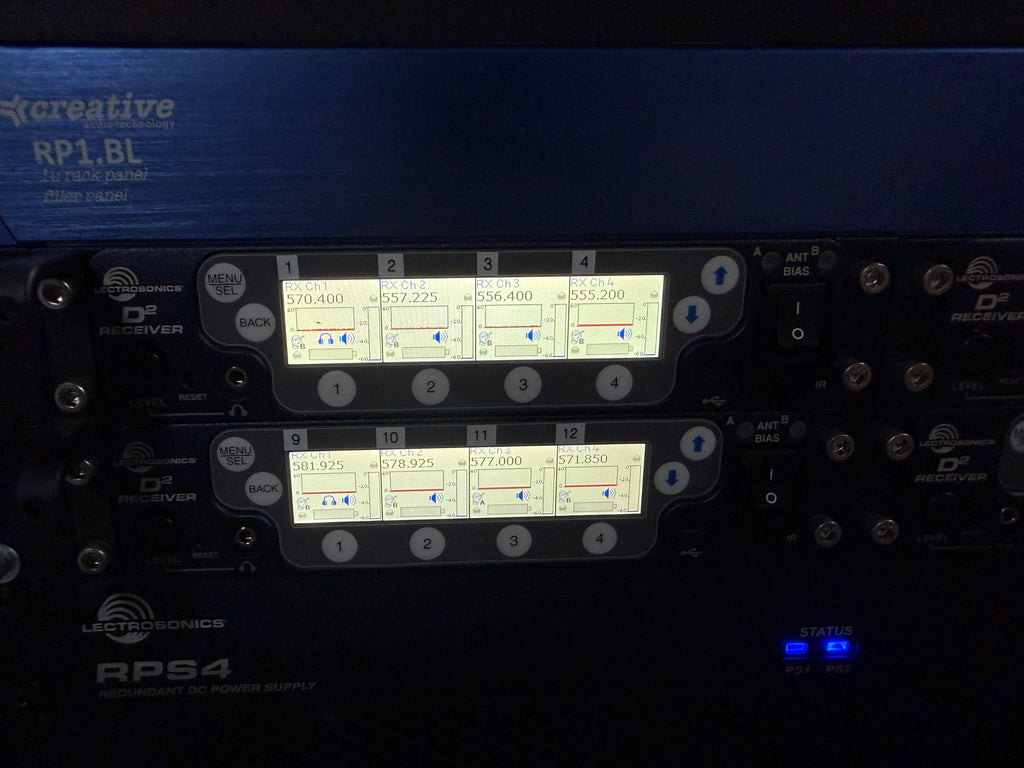Lectrosonics 16 Channel DSQD Digital Wireless Receiver System w/ Dante (470-608MHz)