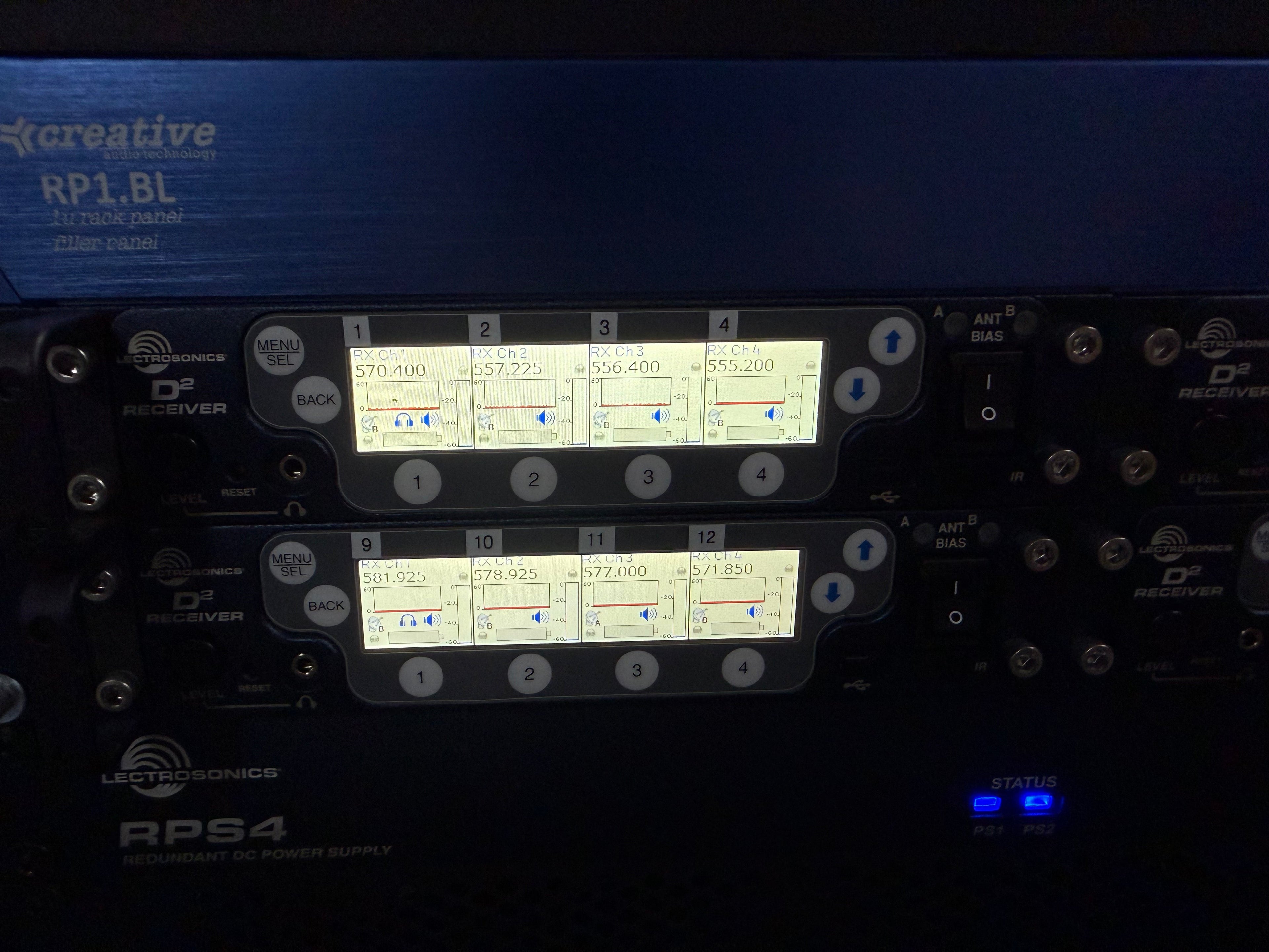 Lectrosonics 16 Channel DSQD Digital Wireless Receiver System w/ Dante (470-608MHz)