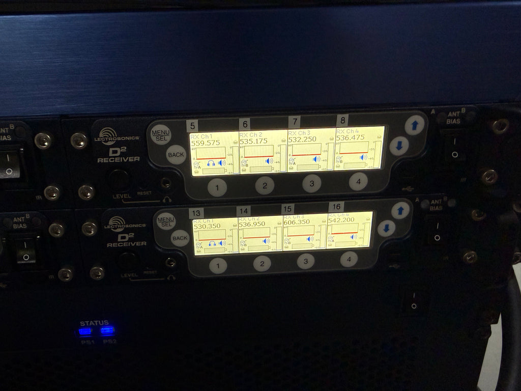 Lectrosonics 16 Channel DSQD Digital Wireless Receiver System w/ Dante (470-608MHz)