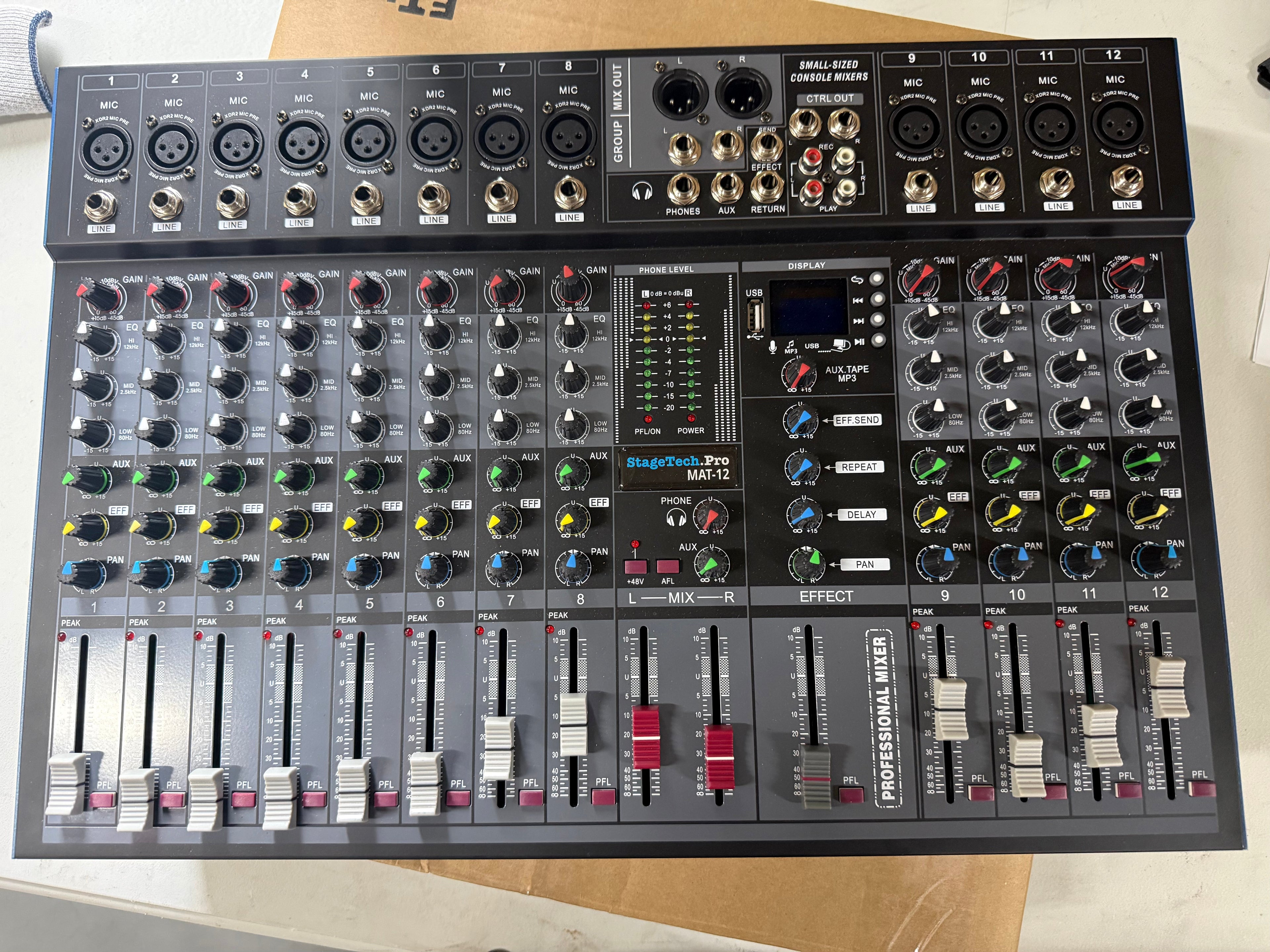Creative Audio 12 Channel Analog Audio Mixing Console