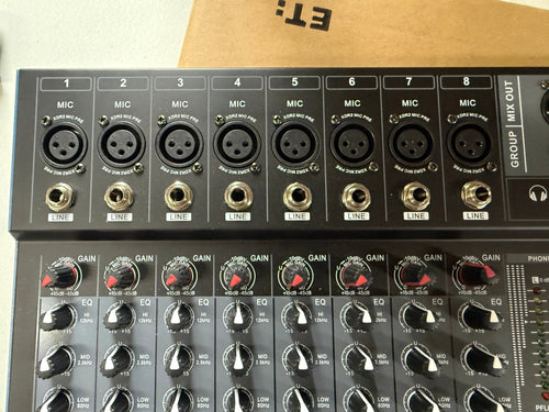 Creative Audio 12 Channel Analog Audio Mixing Console