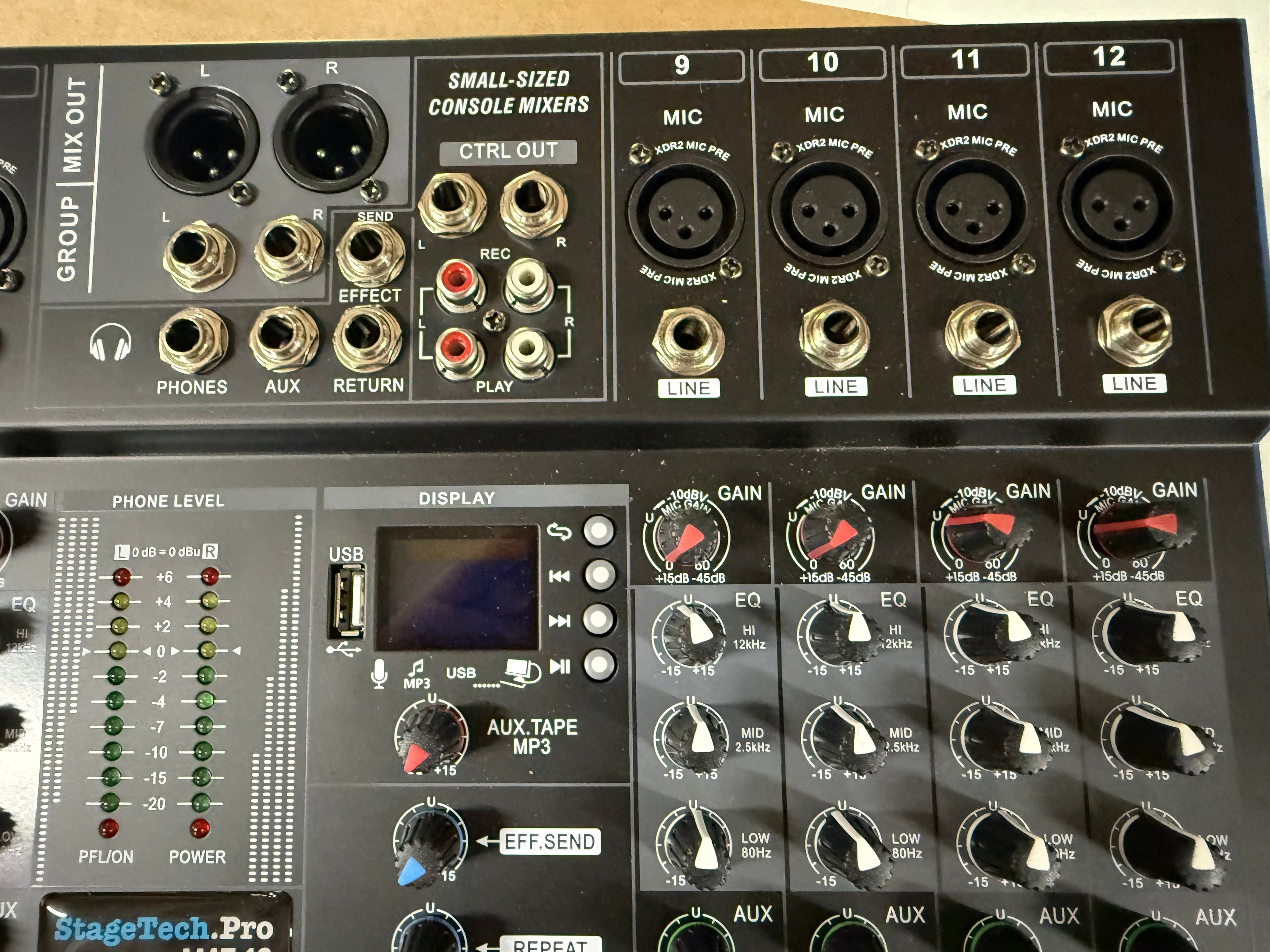 Creative Audio 12 Channel Analog Audio Mixing Console