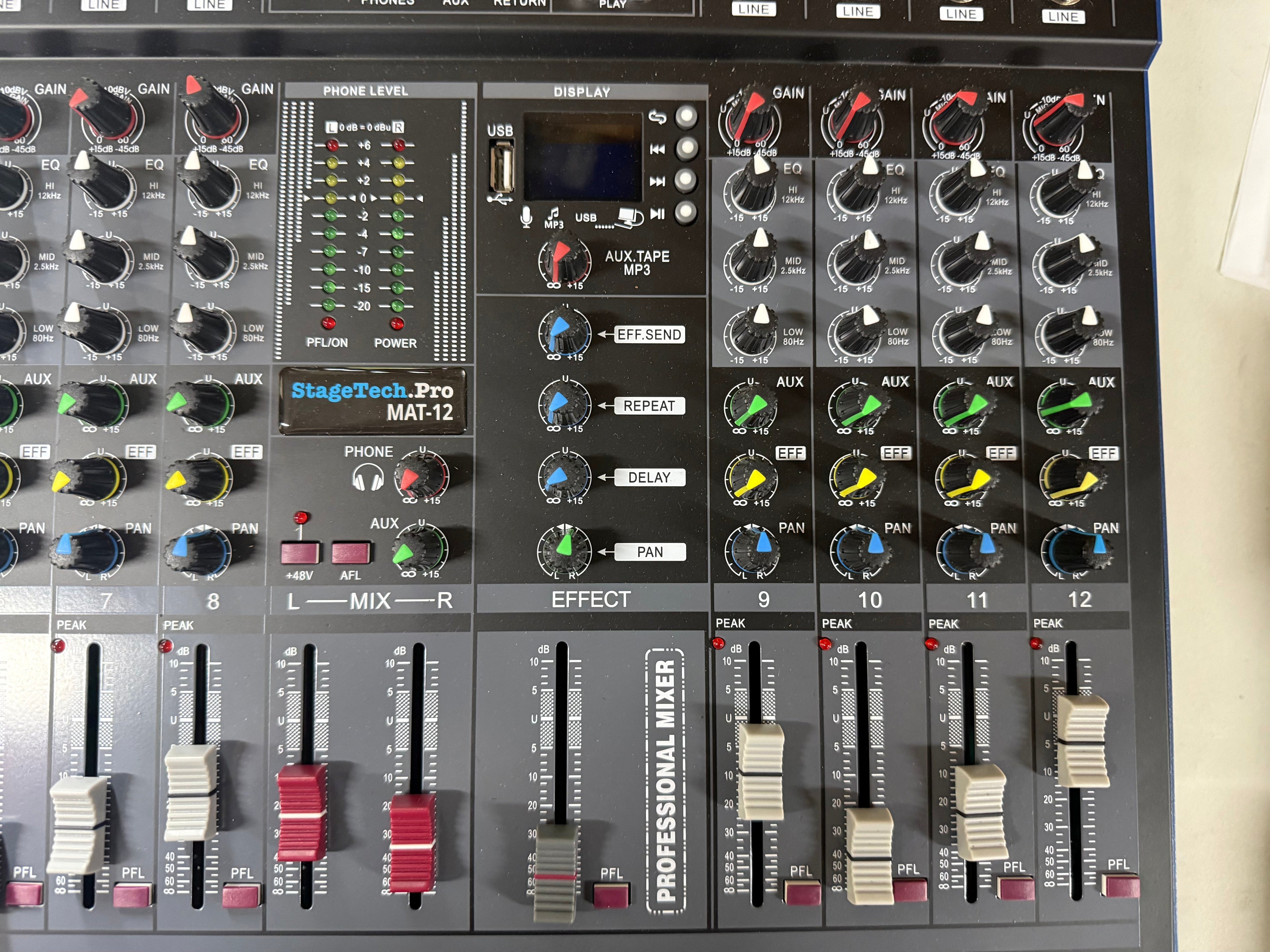 Creative Audio 12 Channel Analog Audio Mixing Console