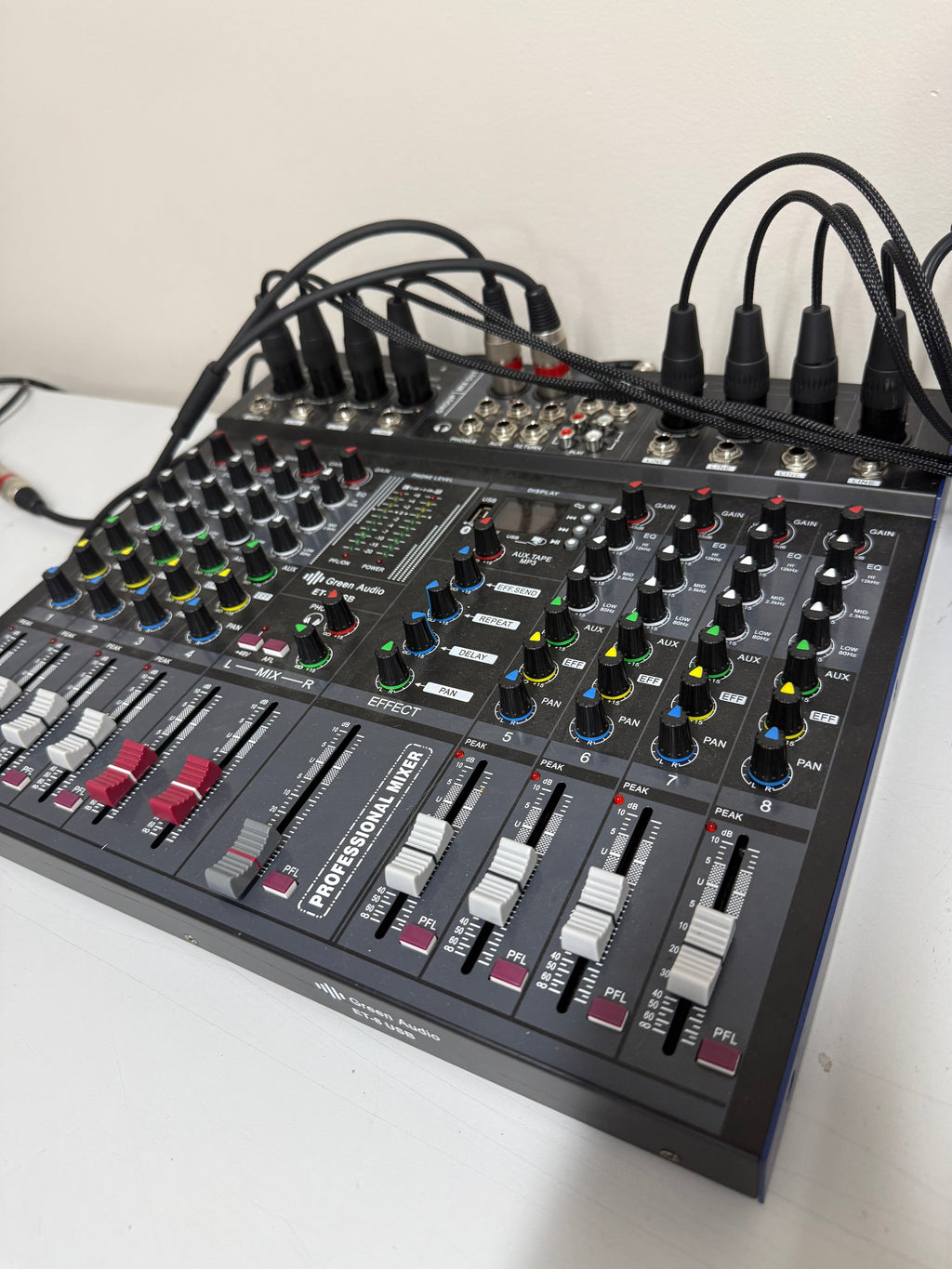 Creative Audio 8 Channel Analog Audio Mixing Console